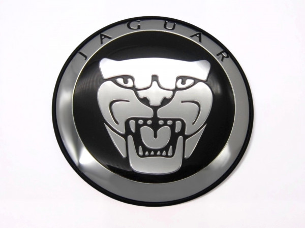 Колпачок литого диска Jaguar black (56/51/12)