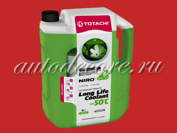 TOTACHI   АНТИФРИЗ  NIRO  LLC  GREEN  -40  4литра    россия  