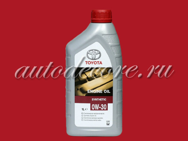 TOYOTA ENGINE OIL  Масло SN/SM 0W30 1л. Синтетика EC 0888080366GO
