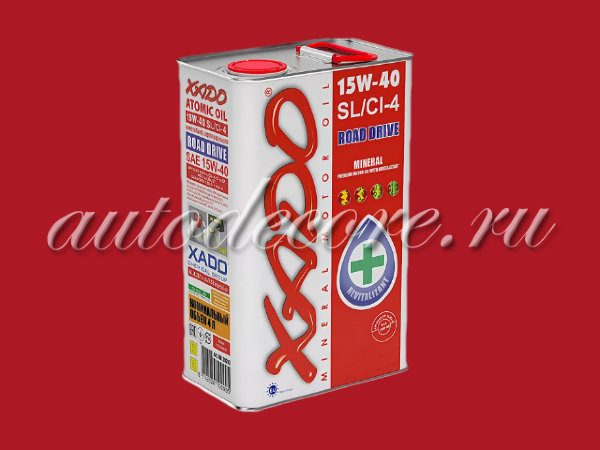 XADO Atomic Oil 15W40 Масло моторное SL/CI-4 5л.