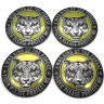 Наклейки TIGER chrome/gold D-54 мм алюминий сфера