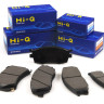 Hi-Q SP1260 Колодки тормозные передние (Ford Focus II 04-/III 10-/Mazda 3 03-/ Volvo S40 04-)