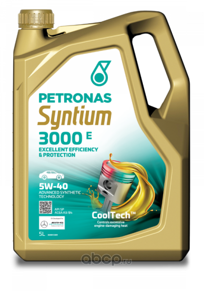 PETRONAS Масло моторное SYNTIUM 3000 E 5W-40 5л.