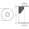 SCT SC 7062P Фильтр топливный  (WV)