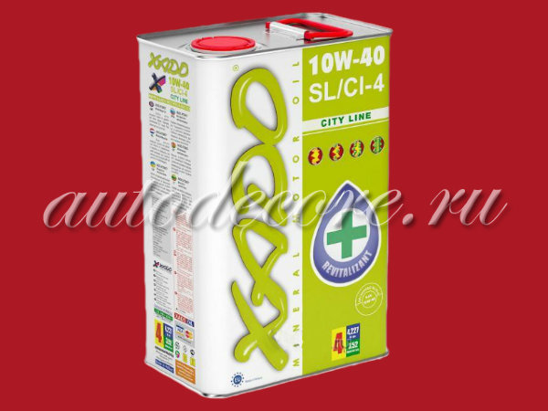 XADO Atomic Oil 10W40 City Line Масло моторное SL/CI-4 4л.