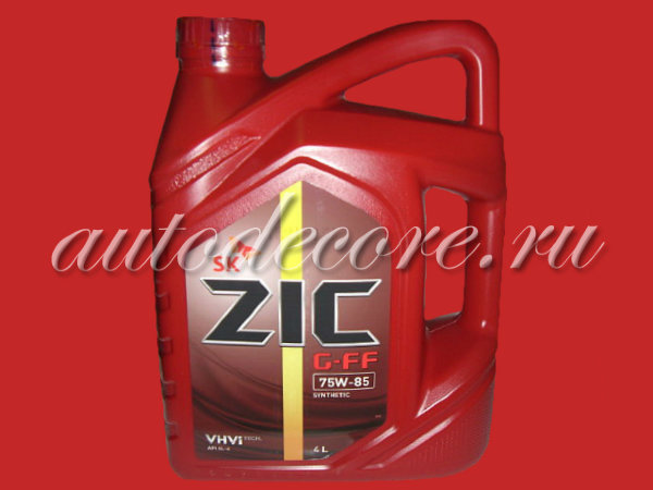 ZIC  Масло трансмиссионное синт 75W-85 G-FF GL-4 4л