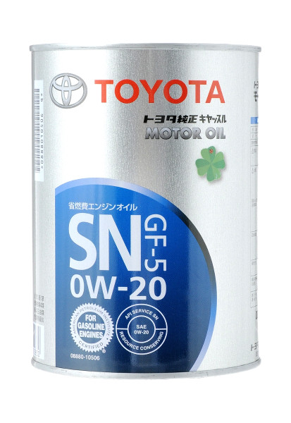TOYOTA MOTOR OIL  Масло SN 0W20 масло моторное синт.1л.