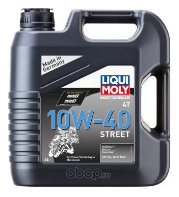 Liqui Moly  Масло Motorrad Synth 4T 10W-40 (синт.) 4л
