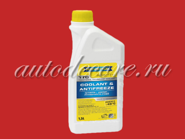 RAVENOL Антифриз -40С готовый желтый 1,5л.