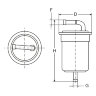 SCT ST 365 Фильтр топливный (Mazda)