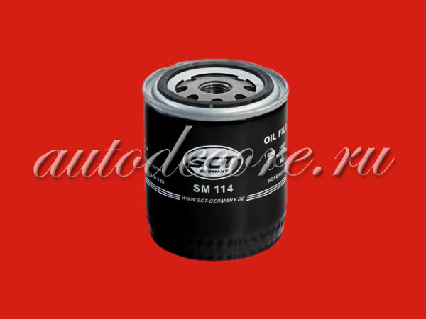 SCT SM 114 Фильтр масляный (Fiat, Ford) (FORD 6153085)