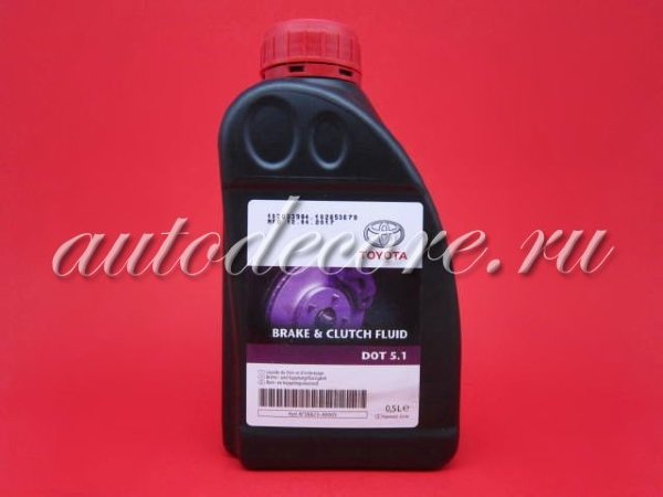 TOYOTA   DOT 5,1  Тормозная жидкость (EC)  0,5л.   