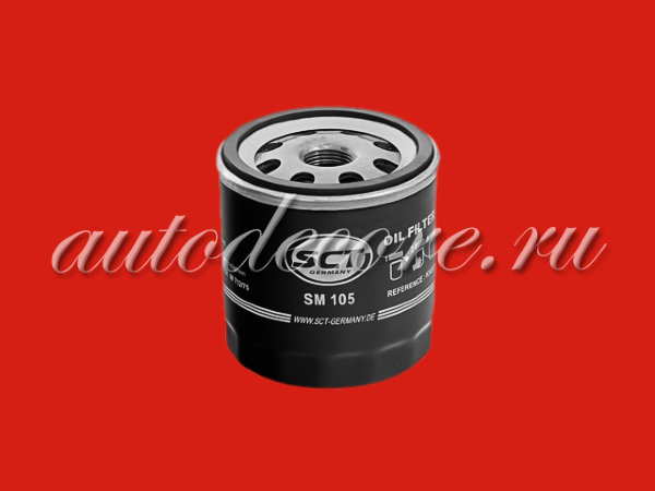 SCT SM 105 Фильтр масляный (Daewoo, Opel) (GM 96879797)(MANN W712/75)
