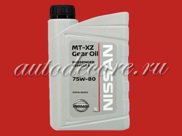 NISSAN  Масло транс. MT-XZ  75W80 GL-4  п/синт.   