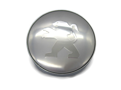 Колпачок для диска Peugeot silver/chrome (60/56/9)