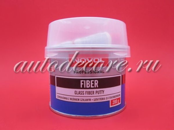 NOVOL "FIBER" Полиэфирная шпатлевка со стекловолокном 200гр