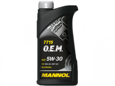 MANNOL 7715 Масло моторное O.E.M. For VW AUDI SKODA  5W-30 синт. 1л. 