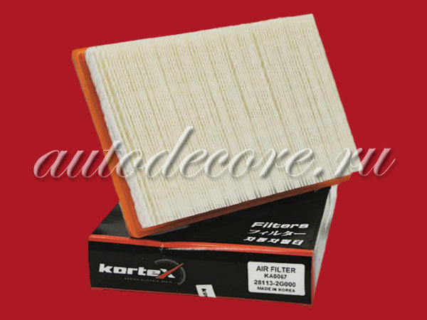 KORTEX  KA0067 Фильтр воздушный Kia Carens 06- Magentis 06-(FORTECH FA-077)