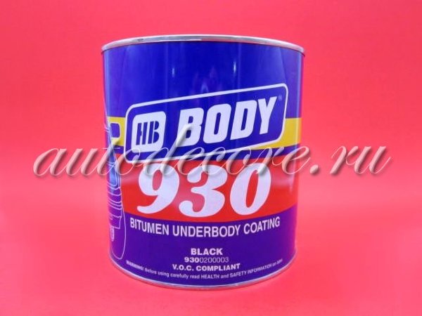 BODY 930 Мастика черная 2,5кг