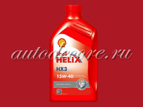 SHELL Helix 15W40 НХ-3 Масло моторное SG/CD 1л.