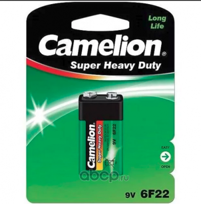 Батарейка CAMELION Крона 9V 1 шт.
