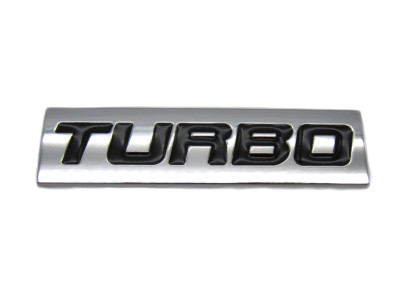 Эмблема TURBO 75х20 мм металл