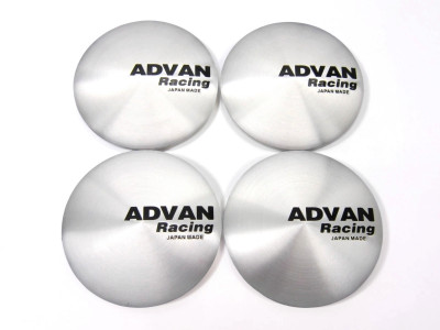 Наклейки ADVAN Racing silver D-56 мм алюминий сфера