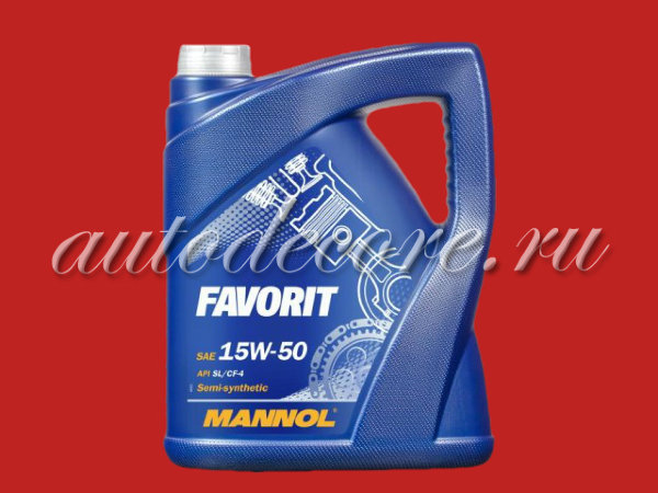 MANNOL 15W50 Favorit Масло моторное SL/CF 5л