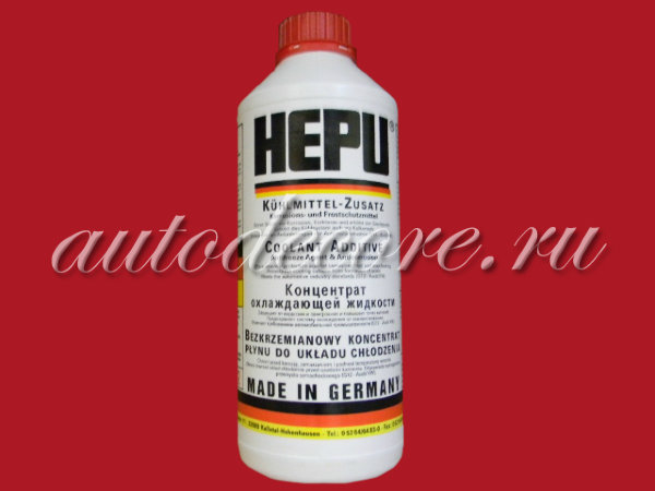 HEPU  Антифриз G-12 красный  1,5л.       концентрат