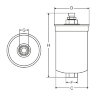SCT ST 313 Фильтр топливный (Mercedes)