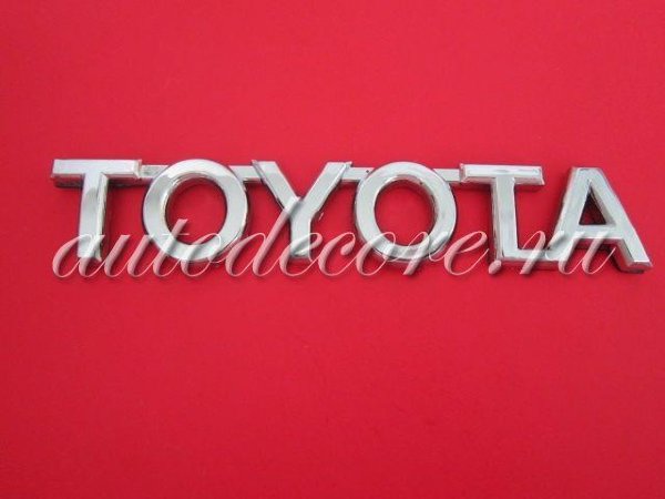 Эмблема (надпись) Toyota (хром) 115х21 мм