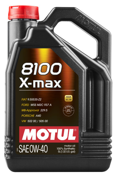 MOTUL  Масло 0w40 SM/CF GF-4 8100 X-Max  синт. 5л.