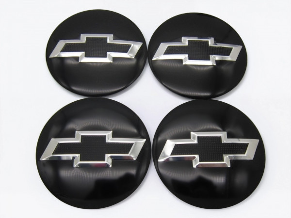 Наклейки Chevrolet black модель 2 D-56 мм алюминий сфера
