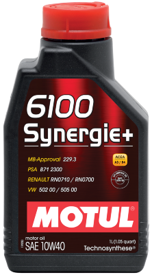 MOTUL 6100+Synergie 10w40 Масло моторное SL/CF 1л.