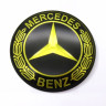 Колпачок для диска Mercedes black/gold (56/52/12)