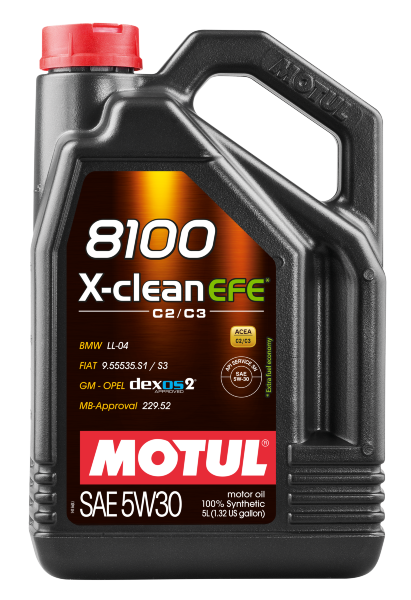 MOTUL Масло 5w30 8100 X-Clean EFE C2/C3 синт. 4л.