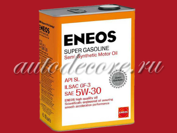 ENEOS Super Gasoline 5W30 Масло моторное SL 4л.    