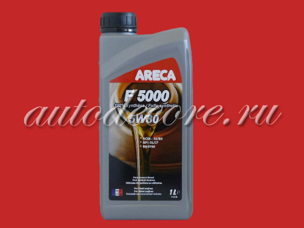ARECA F5000 5W30 Масло моторное A1/B1-A5/B5 SL/CF 1л