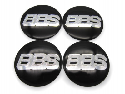 Наклейки BBS black D-54 мм алюминий сфера