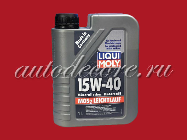 Liqui Moly MoS2 Leichtlauf 15W40 Масло моторное SH/CF 1л.