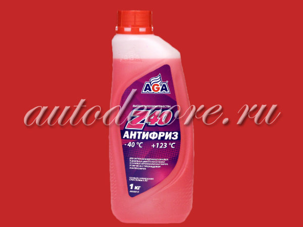 AGA Антифриз, готовый к применению, красный, -40С 1 кг