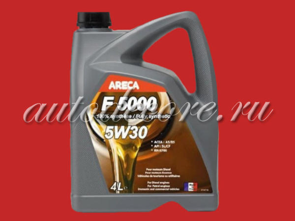 ARECA F5000 5W30 Масло моторное A1/B1-A5/B5 SL/CF 4л